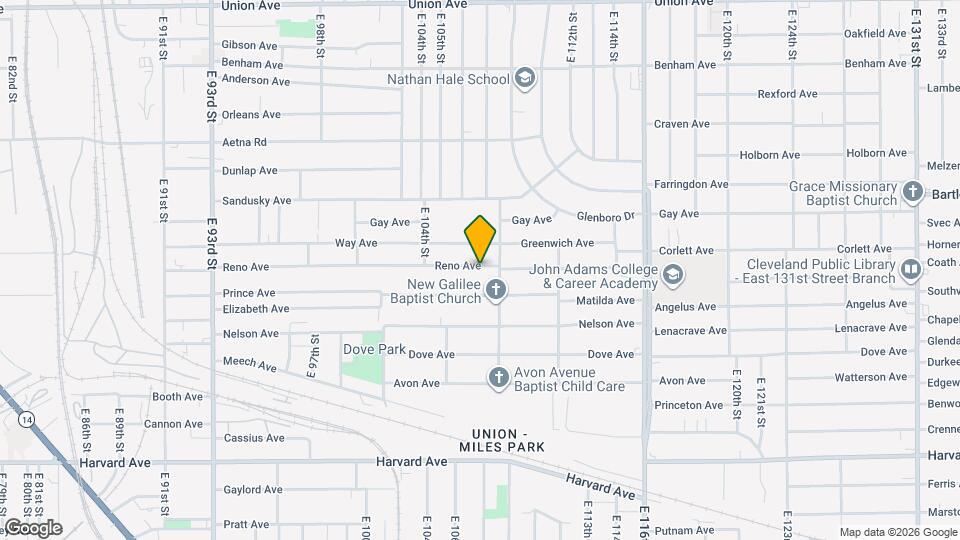 10706 Reno Ave Mapa y Detalles de la Ubicación