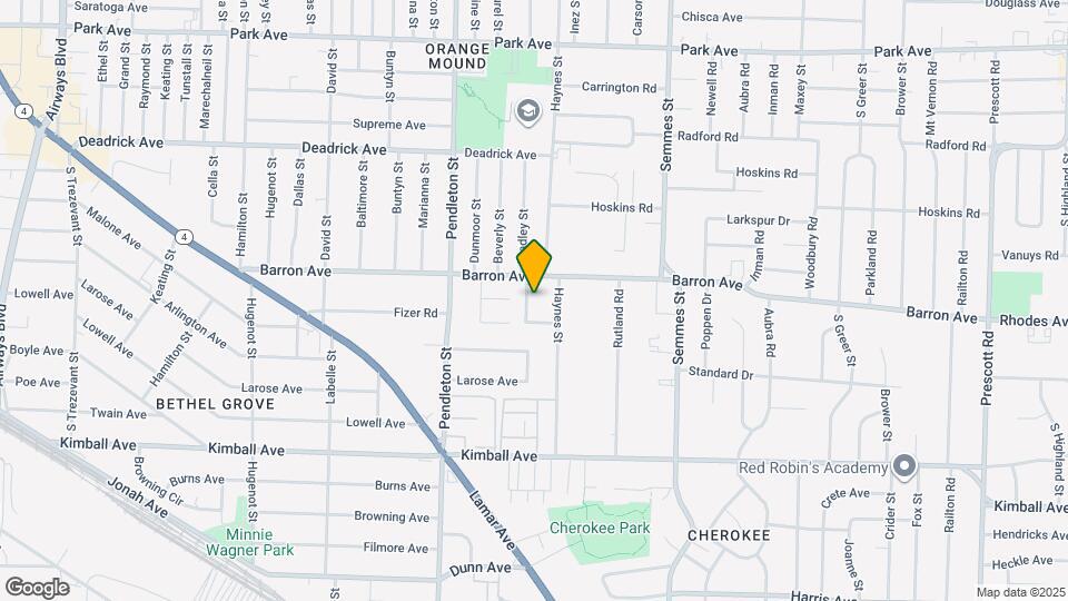 1162 Bradley St Map and Location Details