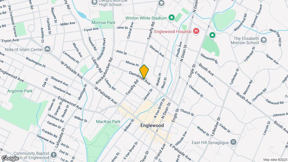 86 W Demarest Ave Map and Location Details
