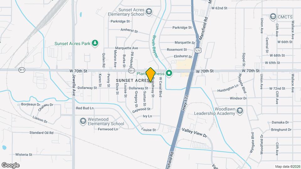 7034 Brandtway St Map and Location Details