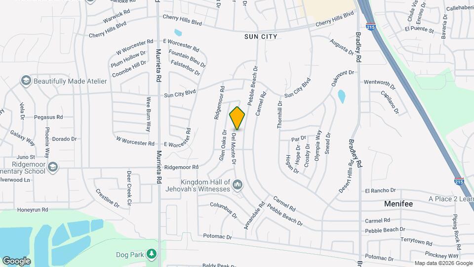 28848 Del Monte Dr Map and Location Details