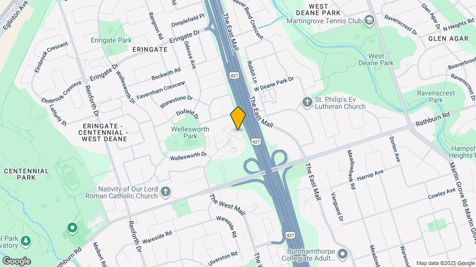 716 The West Mall Map and Location Details