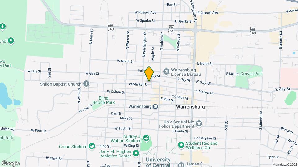 136 W Market St Mapa y Detalles de la Ubicación