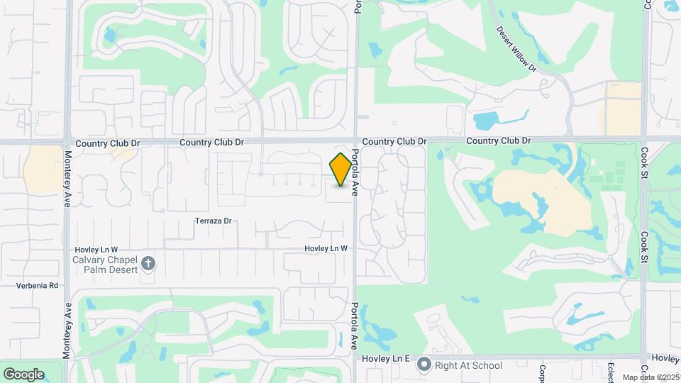 Avenida Palm Desert 55+ Active Adult Apartment Homes Map and Location Details