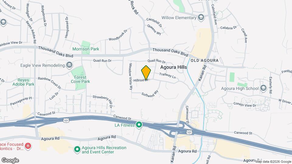 29392 Hillrise Dr Map and Location Details