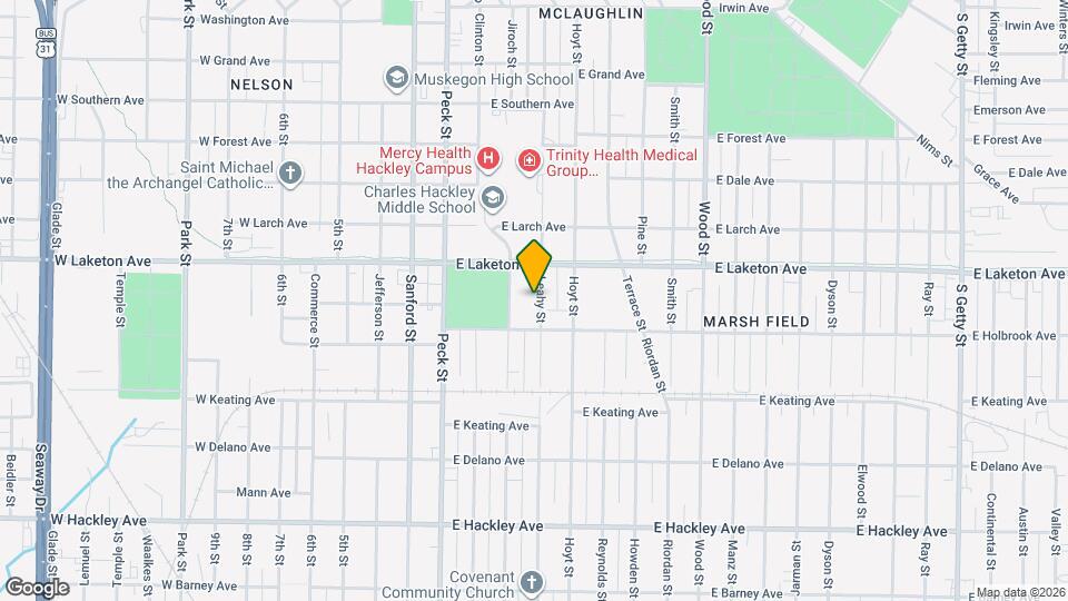 1853 Leahy St Map and Location Details