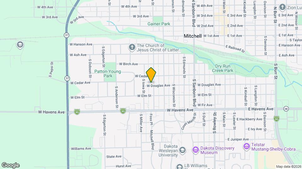 523 S Montana St Map and Location Details