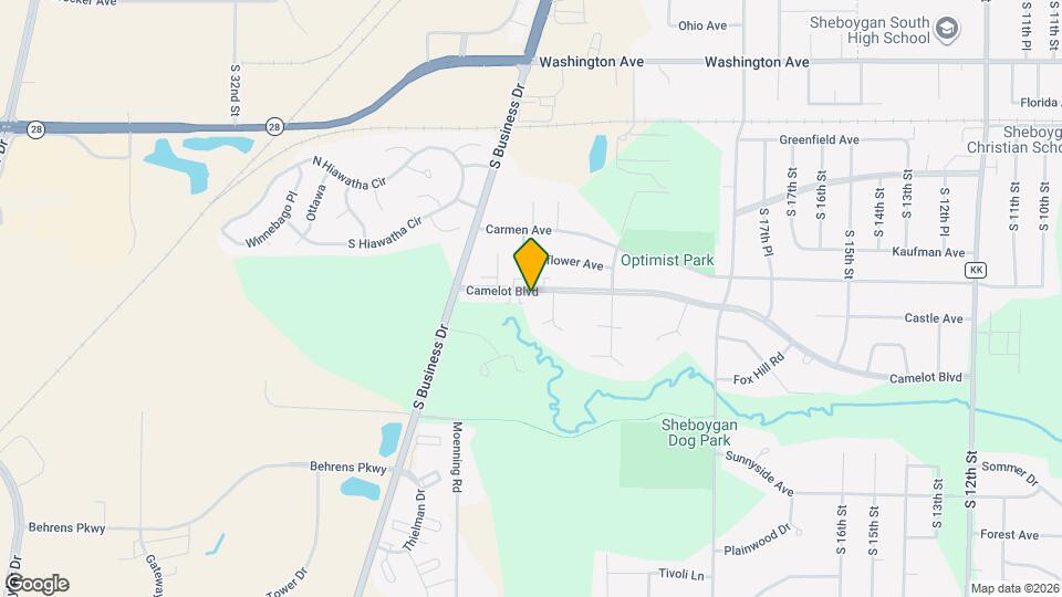 2421 Camelot Blvd Map and Location Details