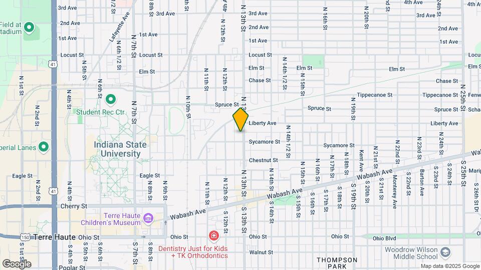 416 N 13th St Map and Location Details