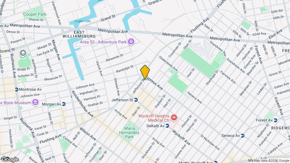 476 Jefferson St Mapa y Detalles de la Ubicación