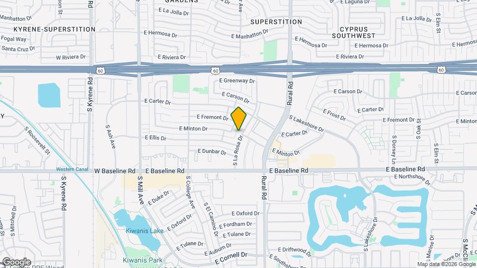 4800 S La Rosa Dr Map and Location Details