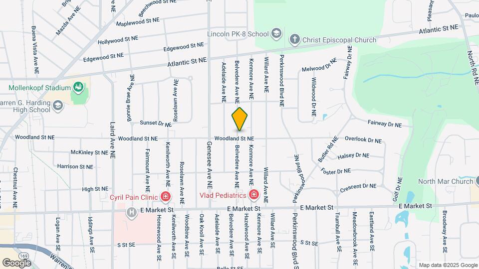 2137 Woodland St NE Map and Location Details