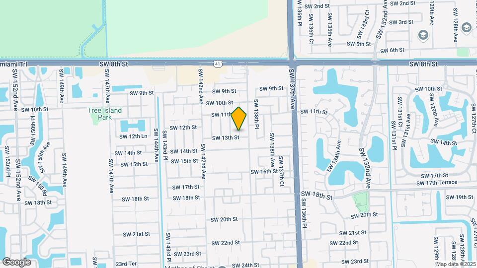 13941 SW 13th St Map and Location Details