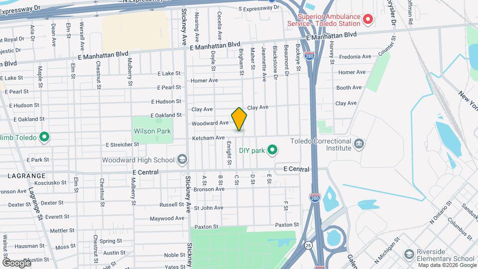 1105 Ketcham Ave Map and Location Details