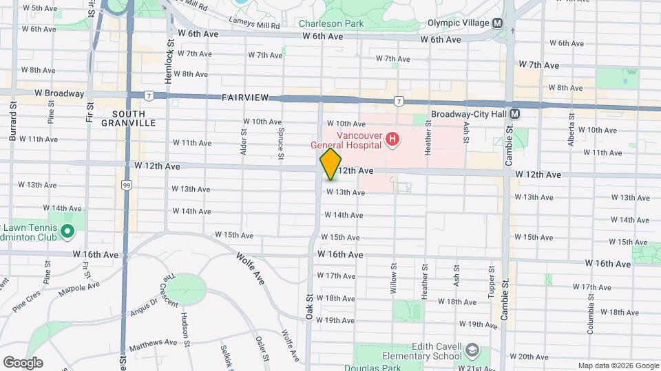 975 W 13th Ave Map and Location Details