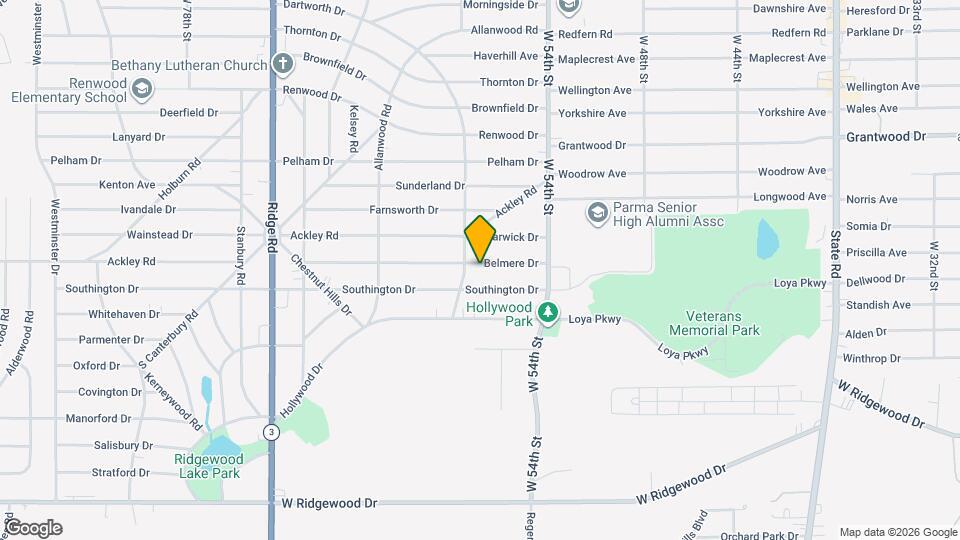 5811 Belmere Dr Map and Location Details