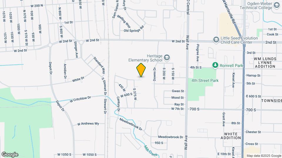340 W Oaks Dr Map and Location Details