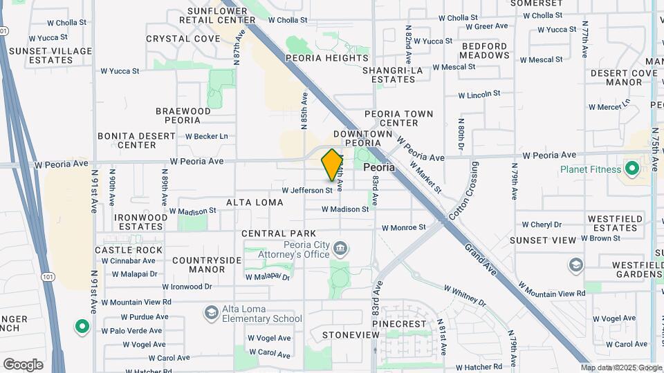 8422 W Jefferson St Map and Location Details