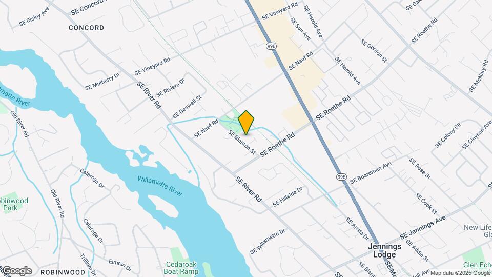 17320 SE Blanton St Map and Location Details