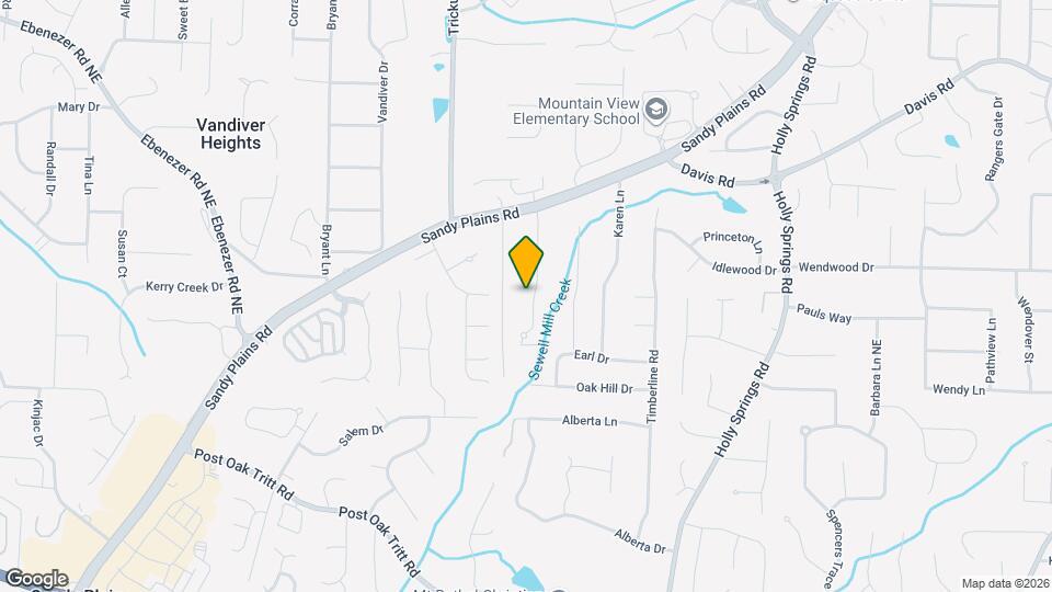 2985 Fredrick Dr Map and Location Details