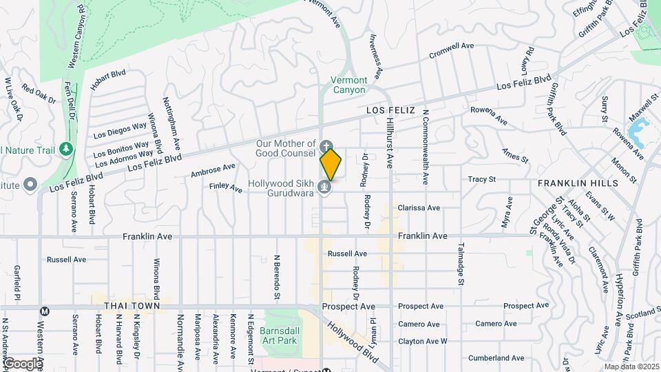 4627 Finley Ave, Unit 305 Map and Location Details