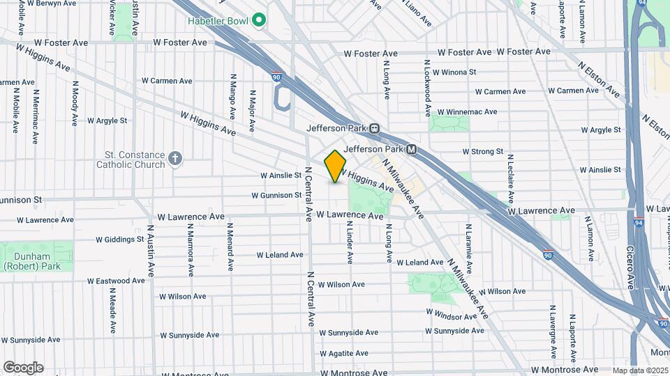 4840 N Linder Ave Mapa y Detalles de la Ubicación