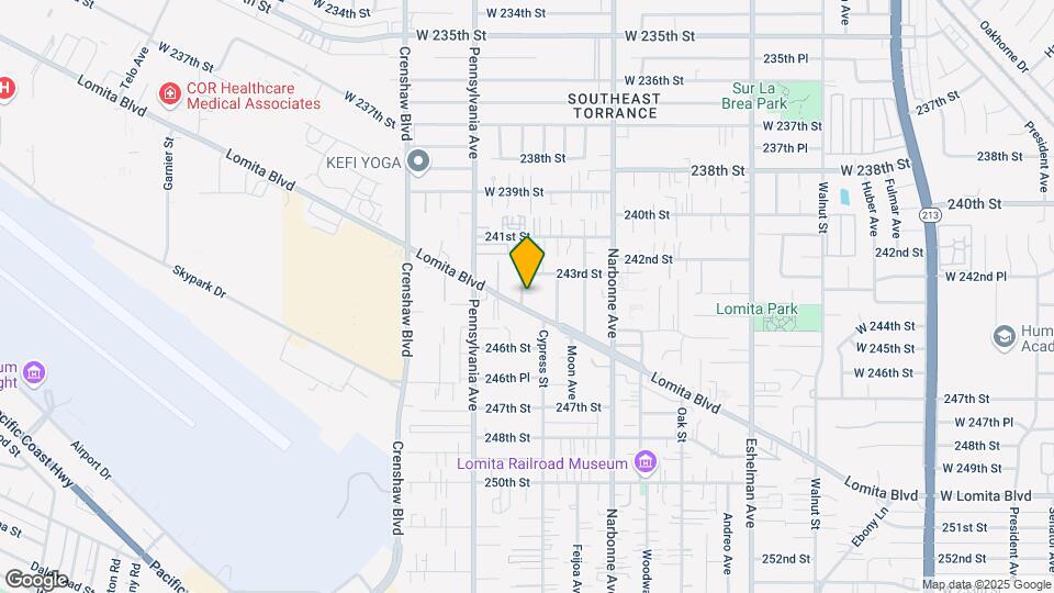 24324 Lomita Dr, Unit 3/4 ADU Map and Location Details