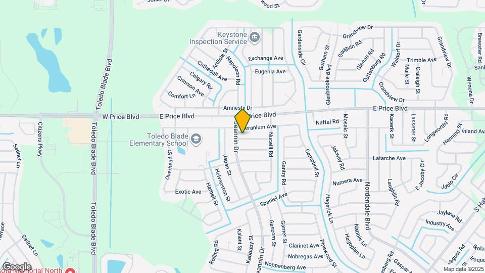 1528 Haffenberg Ave Map and Location Details
