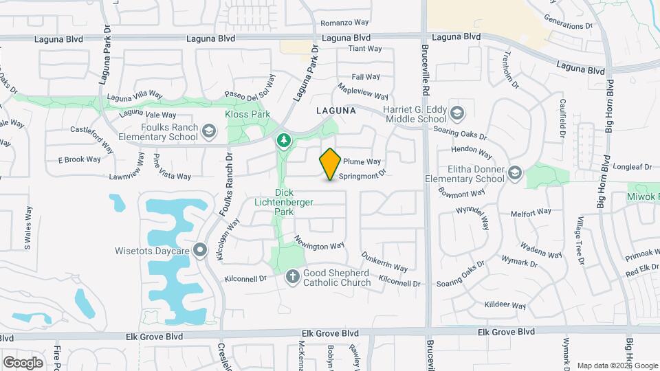 9349 Newington Way Map and Location Details