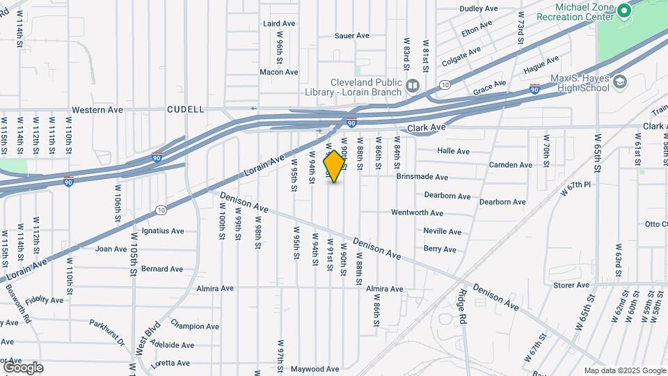 3191 W 92nd St, Unit UP Map and Location Details