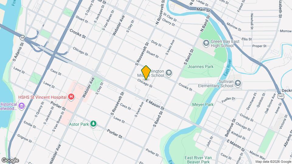 1263 Chicago St Map and Location Details
