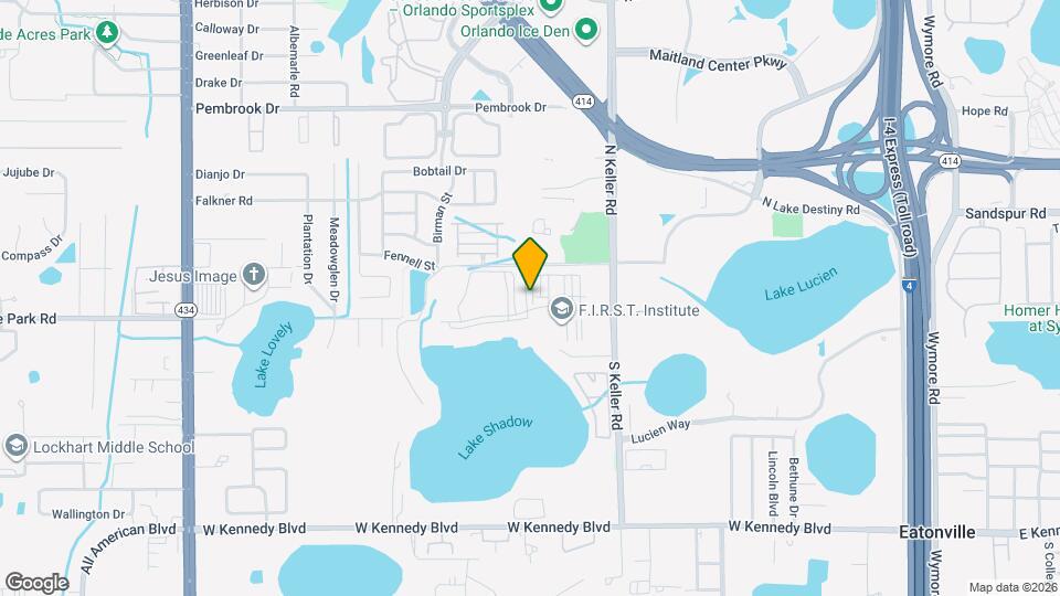 1711 Shadow View Cir Map and Location Details