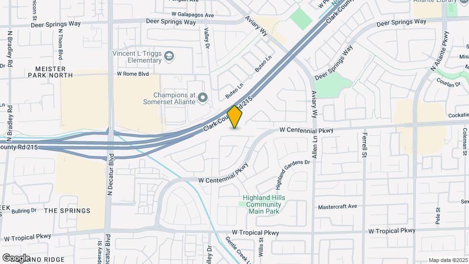 4136 Midnight Crest Ave Map and Location Details