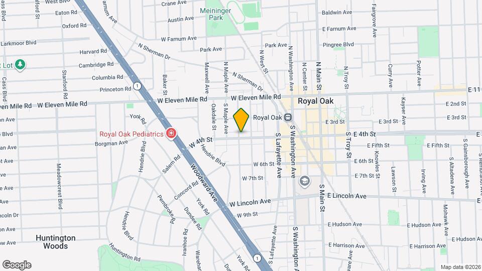 620 W 4th St Map and Location Details