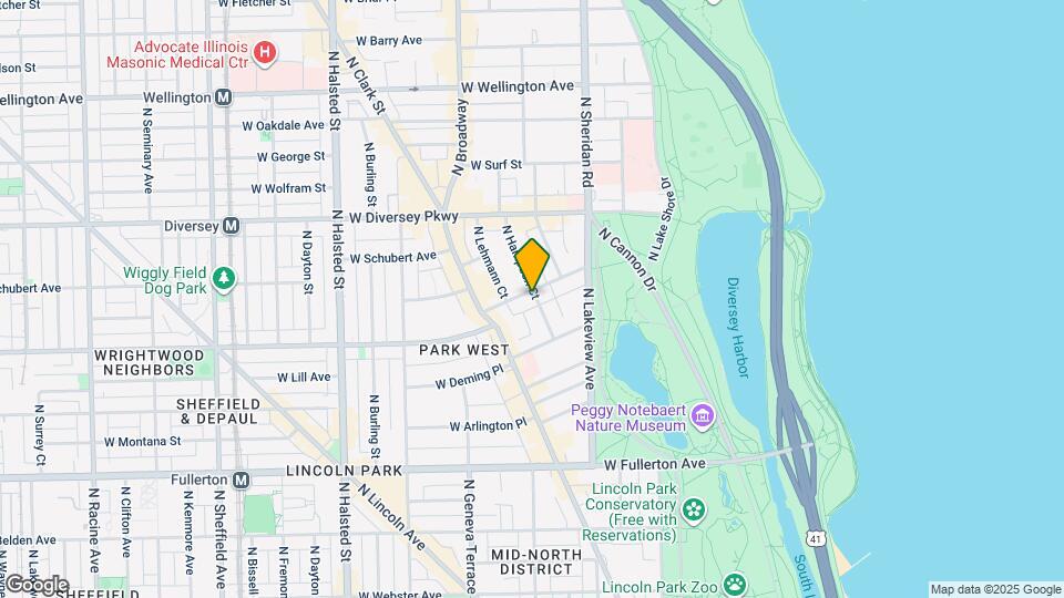 503 W Wrightwood Ave Mapa y Detalles de la Ubicación
