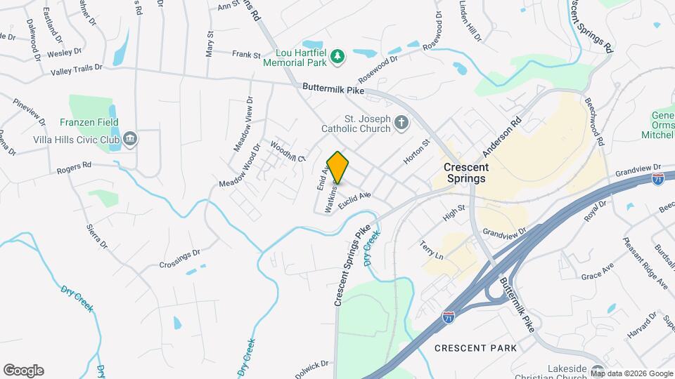 2529 Watkins St Map and Location Details