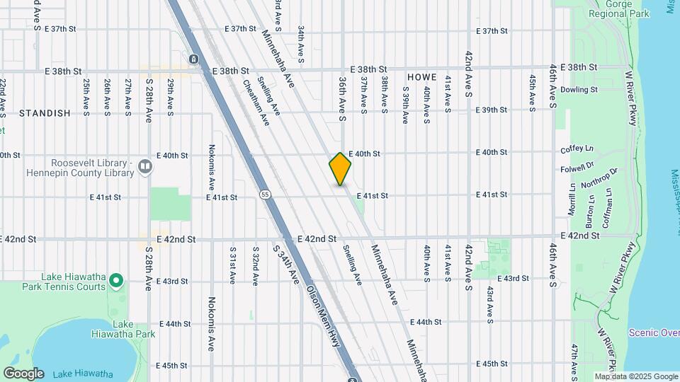 4052 Minnehaha Ave Mapa y Detalles de la Ubicación