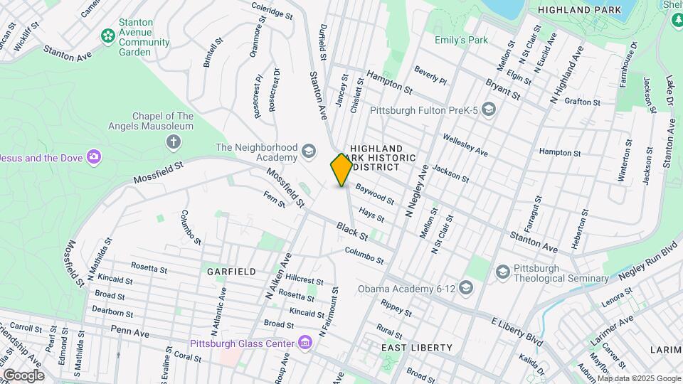 721 Chislett St Mapa y Detalles de la Ubicación