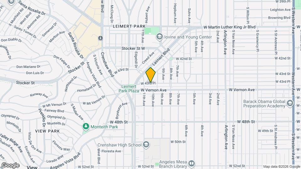 3212 1/2 W 43rd Pl Map and Location Details