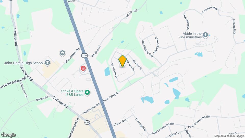 111 Hickory Hill Dr Map and Location Details