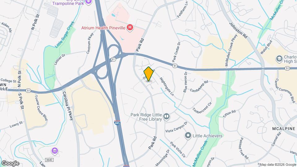 11013 Park Rd Map and Location Details