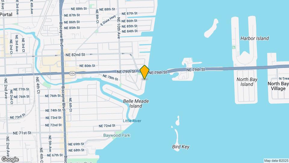 7825 NE Bayshore Ct Mapa y Detalles de la Ubicación
