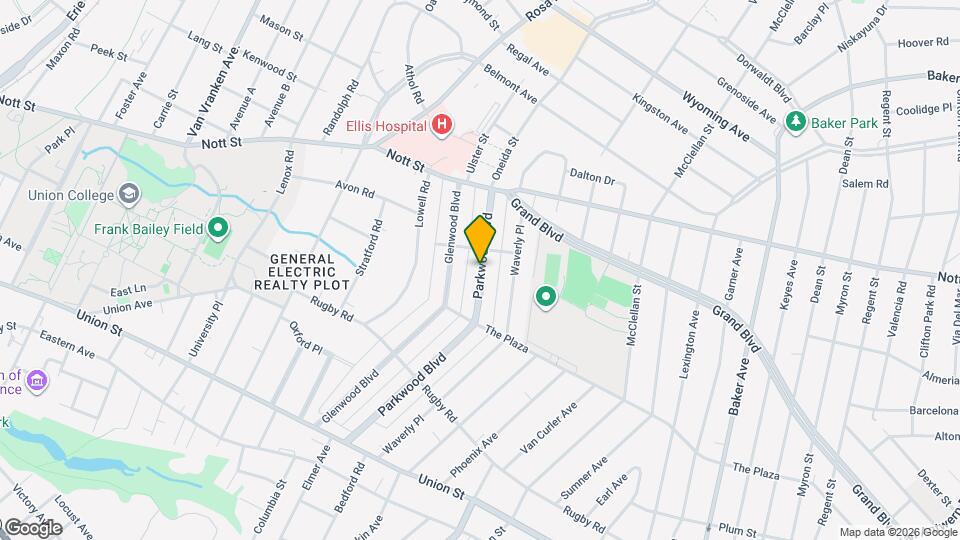 1273 Parkwood Blvd Map and Location Details