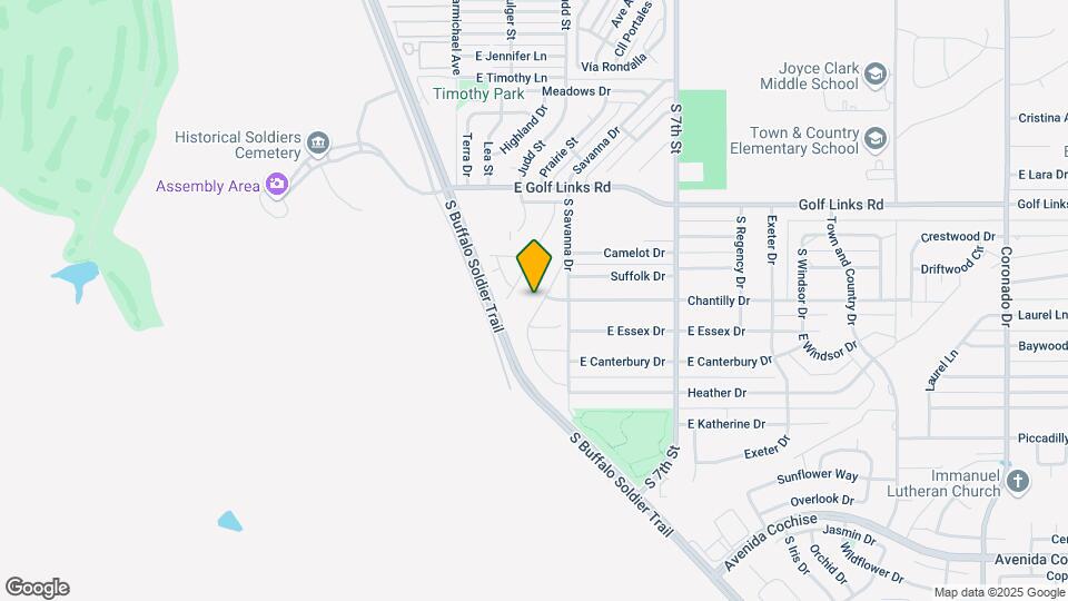 1698 Brookshire Dr Map and Location Details