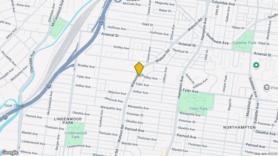 3282 Watson Rd, Unit A Map and Location Details