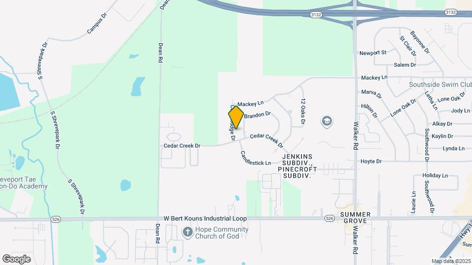 9025 Cedar Ridge Dr Map and Location Details