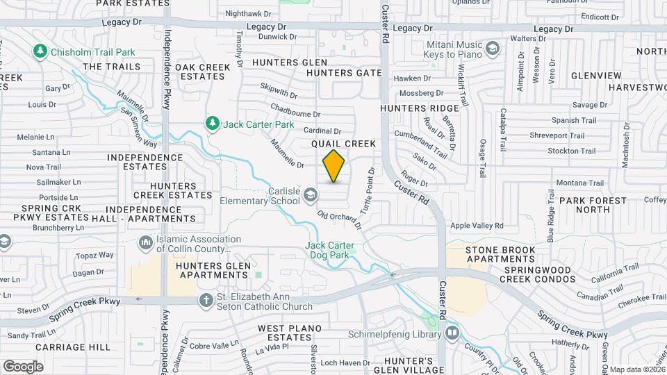 2212 Valcourt Dr Map and Location Details