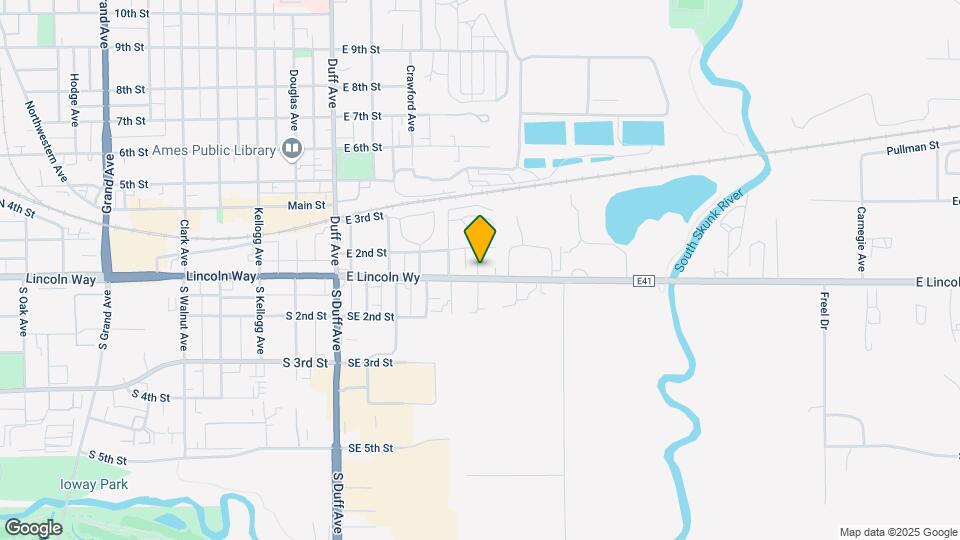 527 E Lincoln Way Map and Location Details