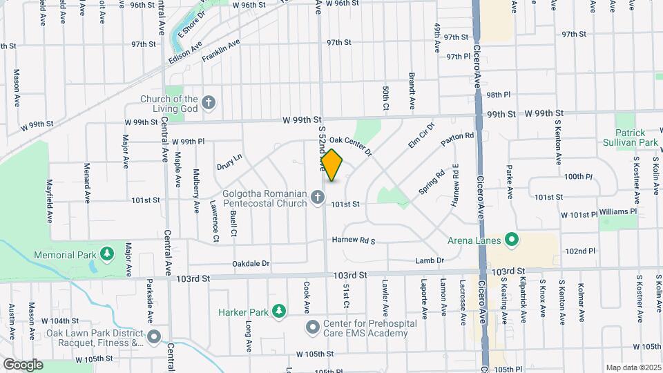 10017 S 52nd Ave Map and Location Details