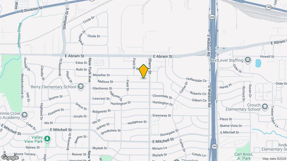 2111 Melissa St Map and Location Details